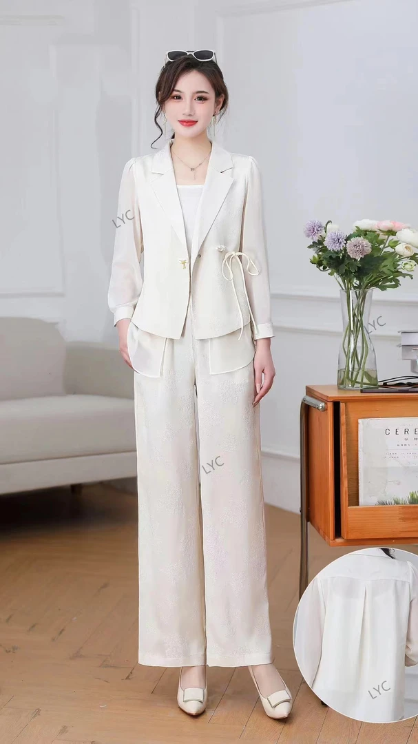 【老徐专属】 V2010夏季新款2024国风时尚妈妈装大码女装套装