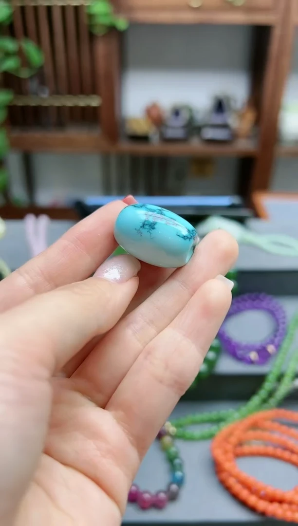 【闪购商品】绿松石颈饰未镶嵌松石桶珠锁骨链*1 SX