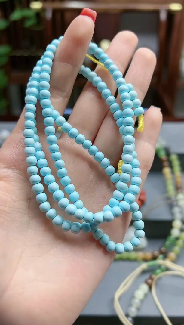【闪购商品】绿松石颈饰未镶嵌松石长串*1 GSX