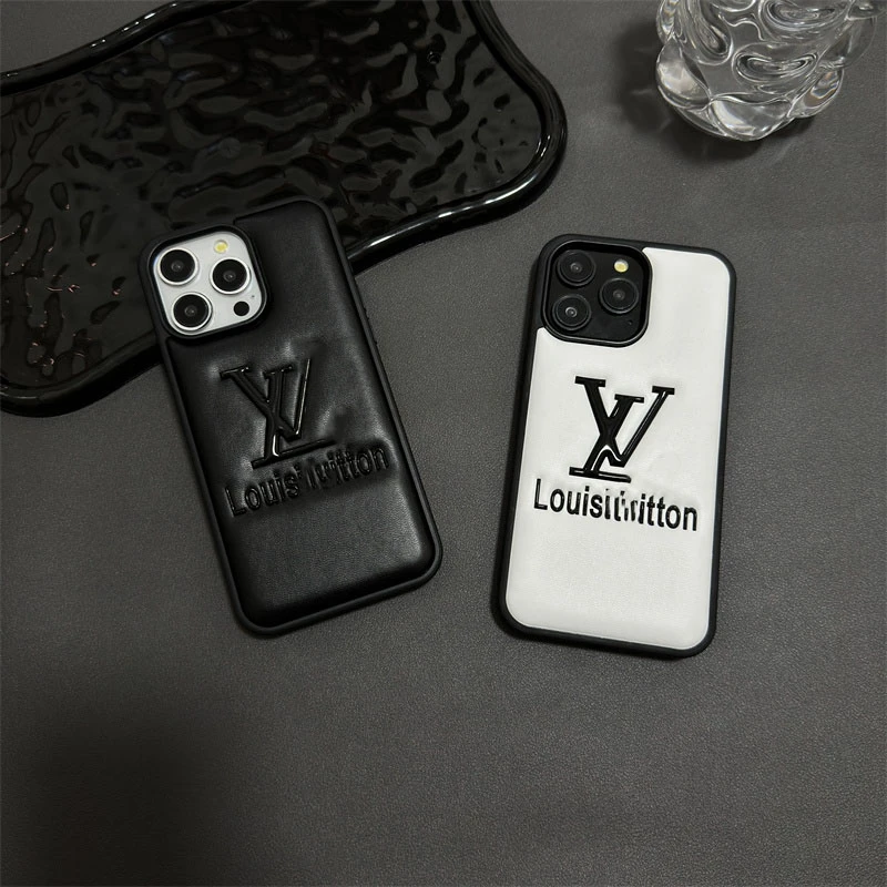 高级轻奢皮纹适用iPhone16pro手机壳苹果15潮牌14全包13p磨砂防摔