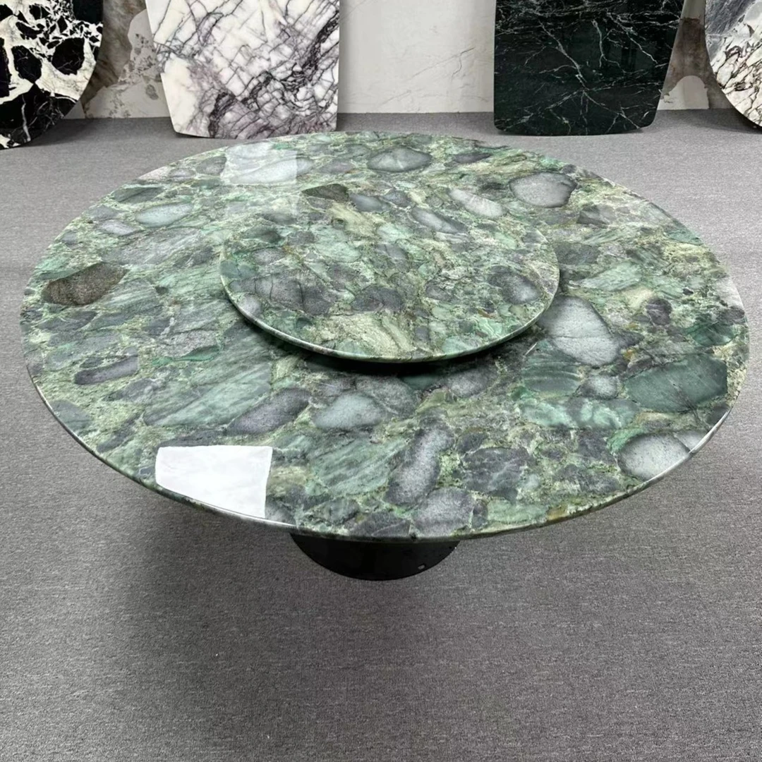 祖母绿奢石家用餐桌