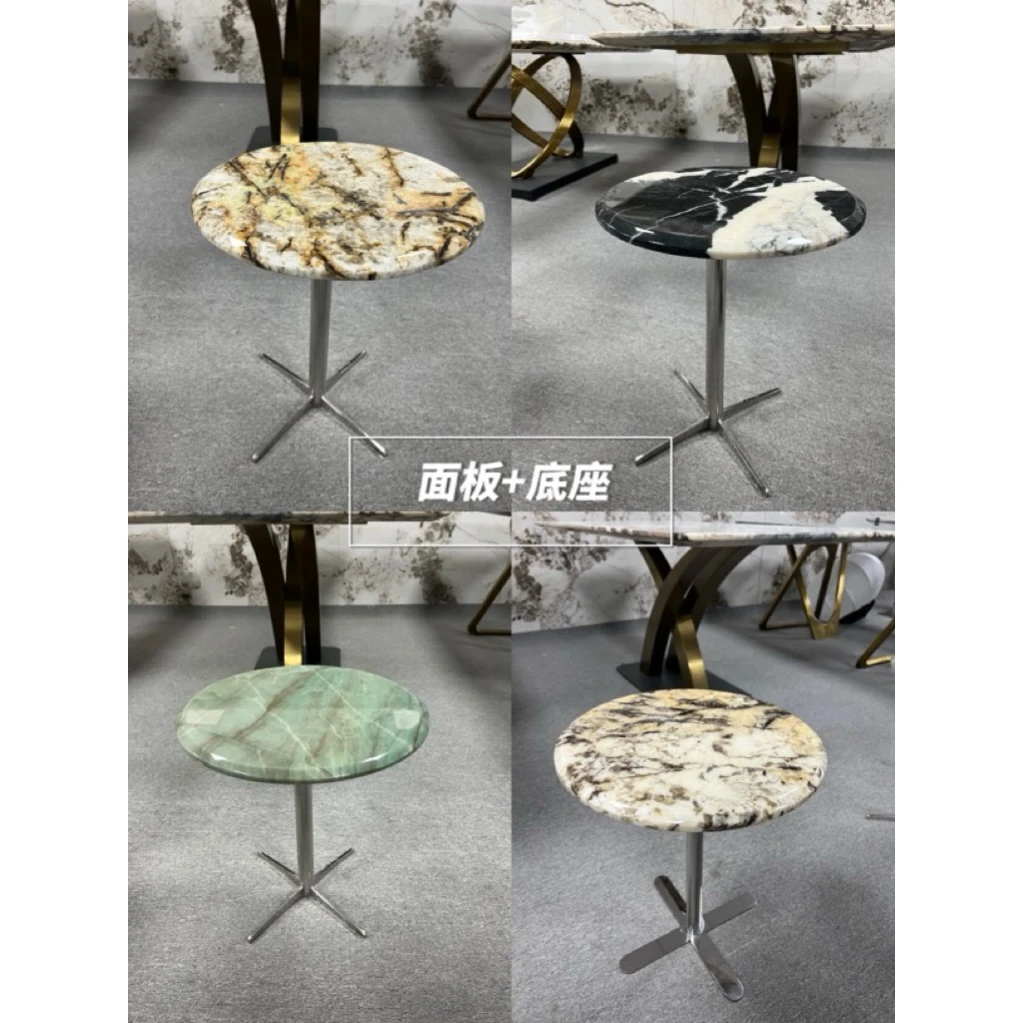 FANGXIANG/福利品天然大理石边几 极简风40cm