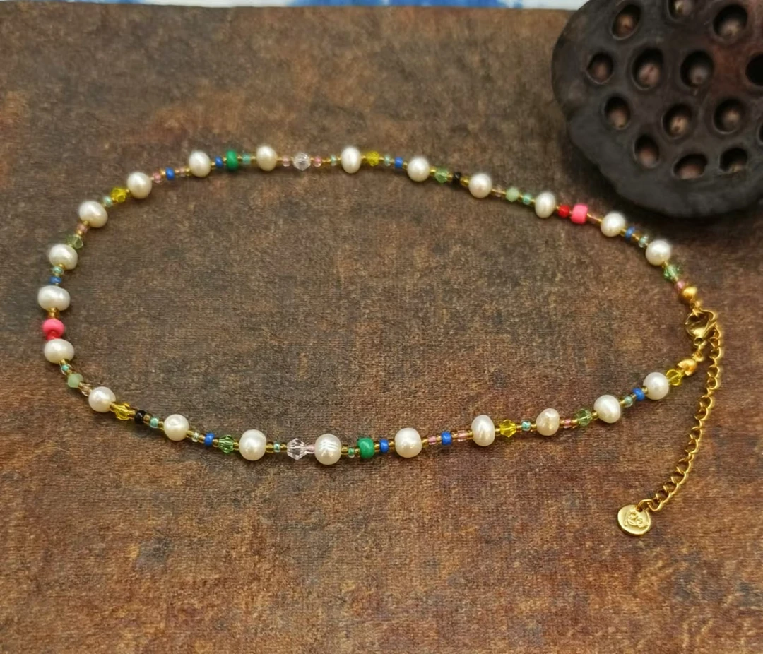 民族手工编织项链