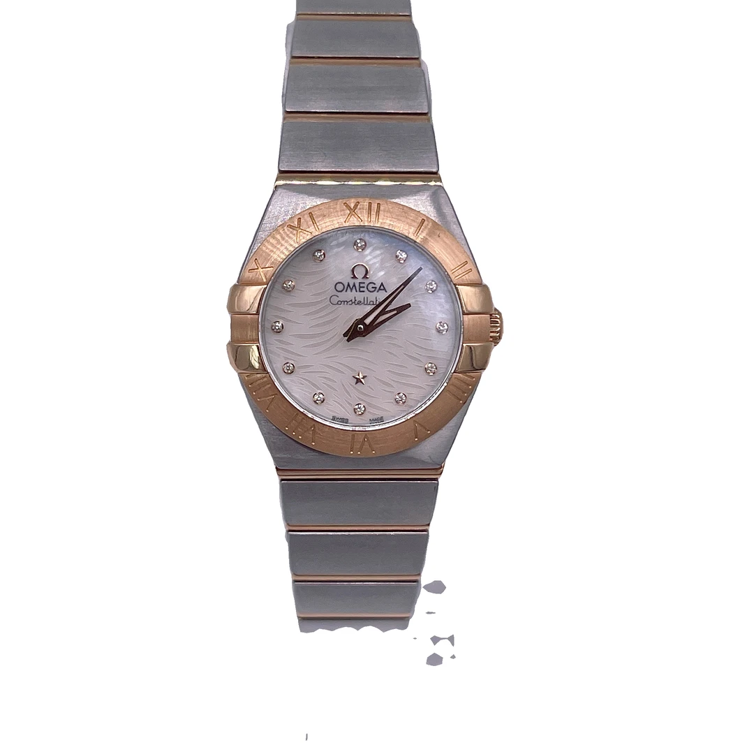 95新 Omega/欧米茄 嘉兴慕时名品，欧米茄星座女表，24口径，石英
