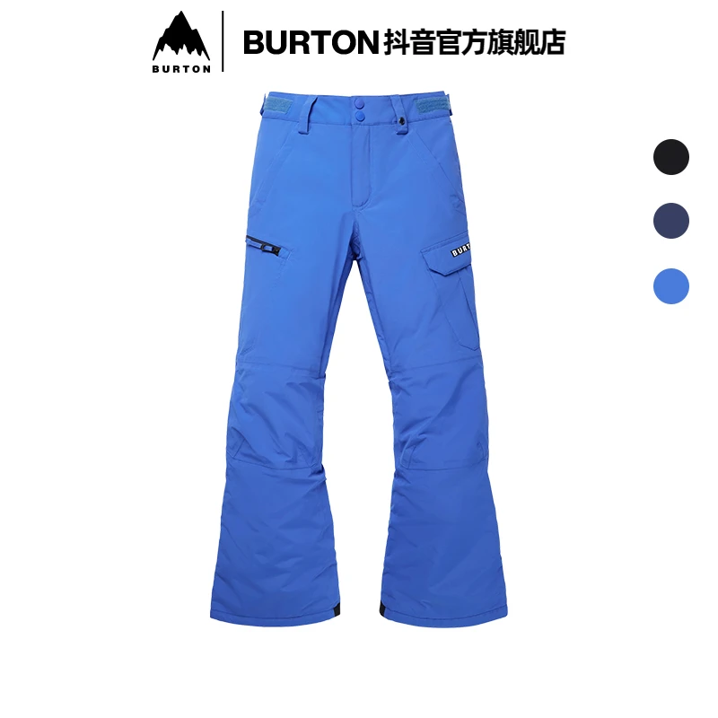BURTON伯顿男童滑雪户外运动防泼水透气保暖耐磨雪裤 Exile Cargo