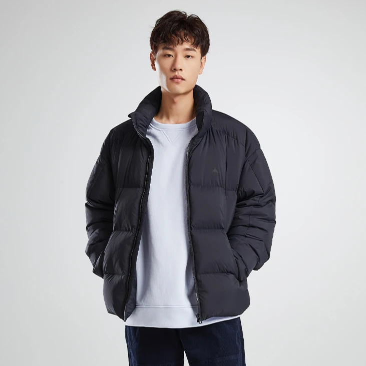 BURTON伯顿男款PUFF DOWN户外运动保暖羽绒服立领撞色休闲上衣