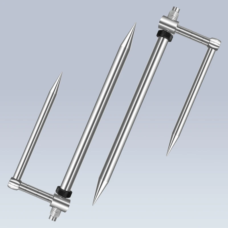 智飞钓鱼伞配件不锈钢组合地插地刺打地棒m12通用钓伞脚防风支架