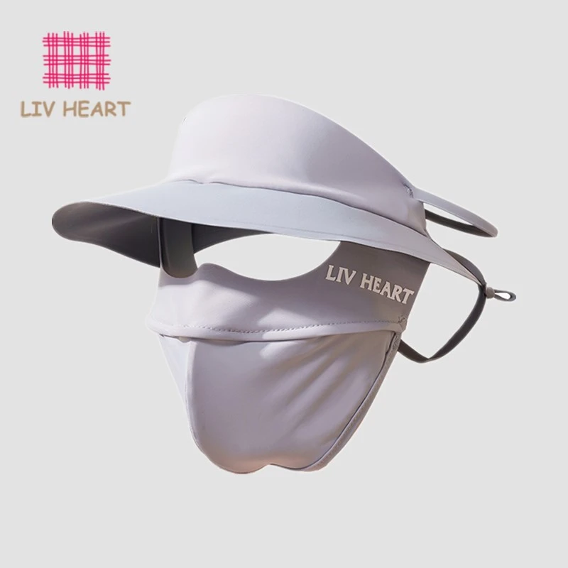 LIV HEART夏季无痕多功能防晒斗篷科技面料阻挡紫外线防晒面罩