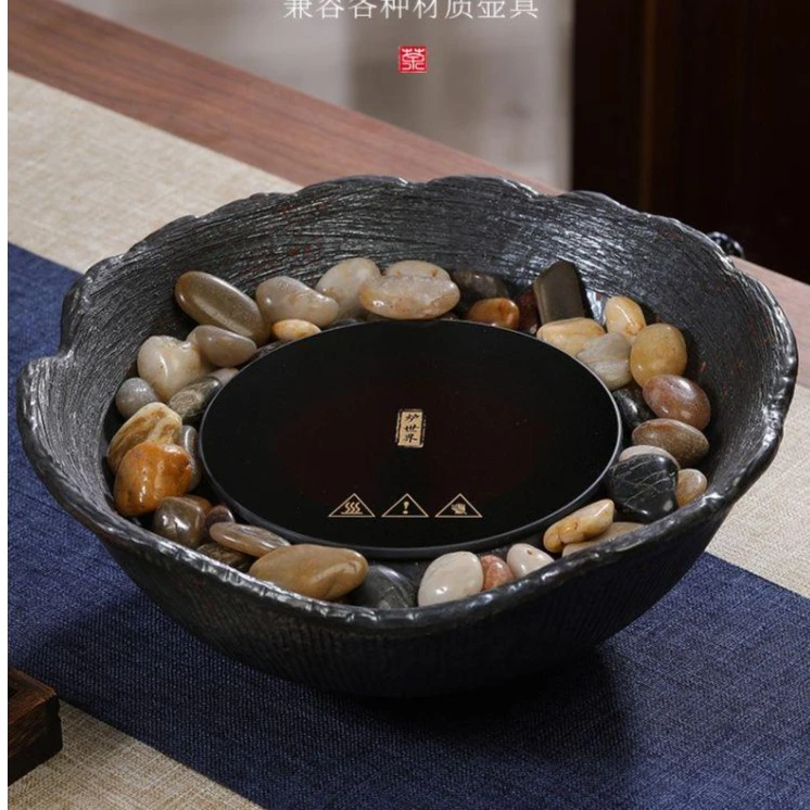 围炉煮茶岳恒炉世界静石电陶炉煮茶器静音茶具玻璃煮茶壶煮茶炉