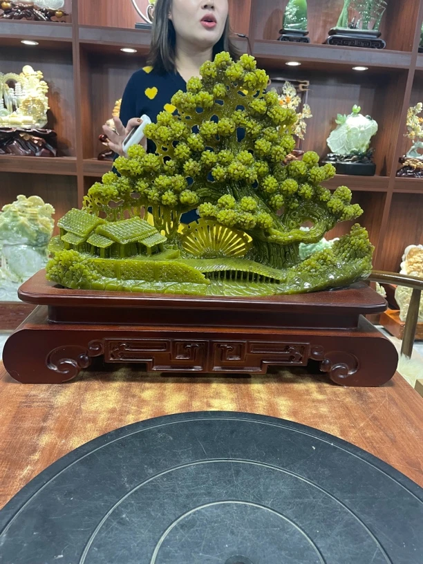 摆件新中式玄关山水摆件办公室摆件
