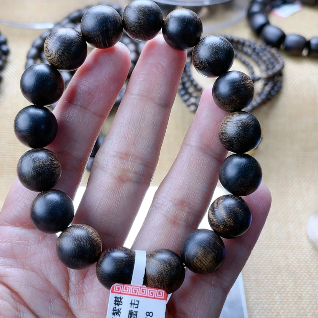 【闪购商品】沉香手串习****8白棋瘤疤