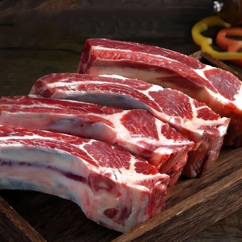 安格斯牛肋排 1.25kg*2袋 到手5斤 清真食品