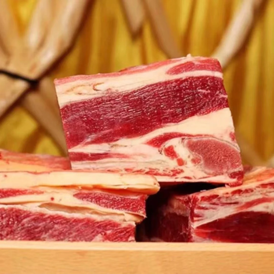 清真 牛肋排 牛排切块 肥瘦相间1.25kg*2包到手共5斤