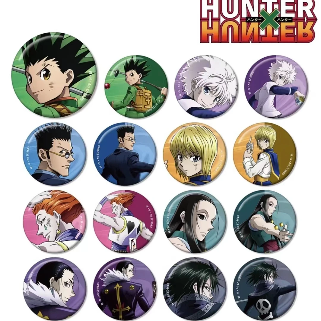 【国内现货】全职猎人战斗背影吧唧 徽章盲抽