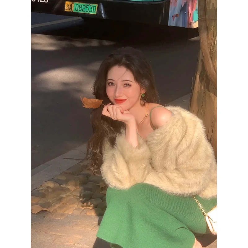 【祖祖清清专场】【曼城旧事】环保pi草短款长袖宽松外套ZZ077