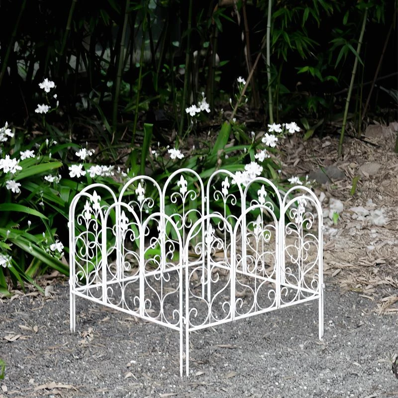 庭院花园铁艺围栏栅栏篱笆围墙装饰护栏欧式户外围挡绿植爬藤架