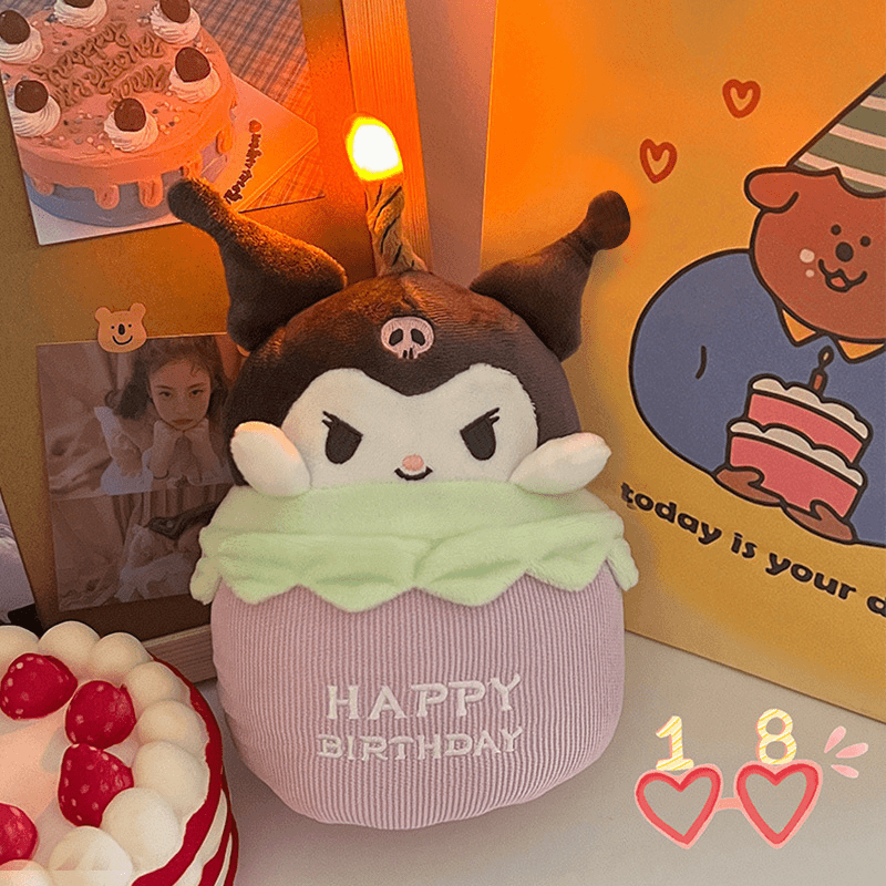 会唱歌的娃娃生日歌星之卡比发声公仔可爱毛绒玩具生日礼物