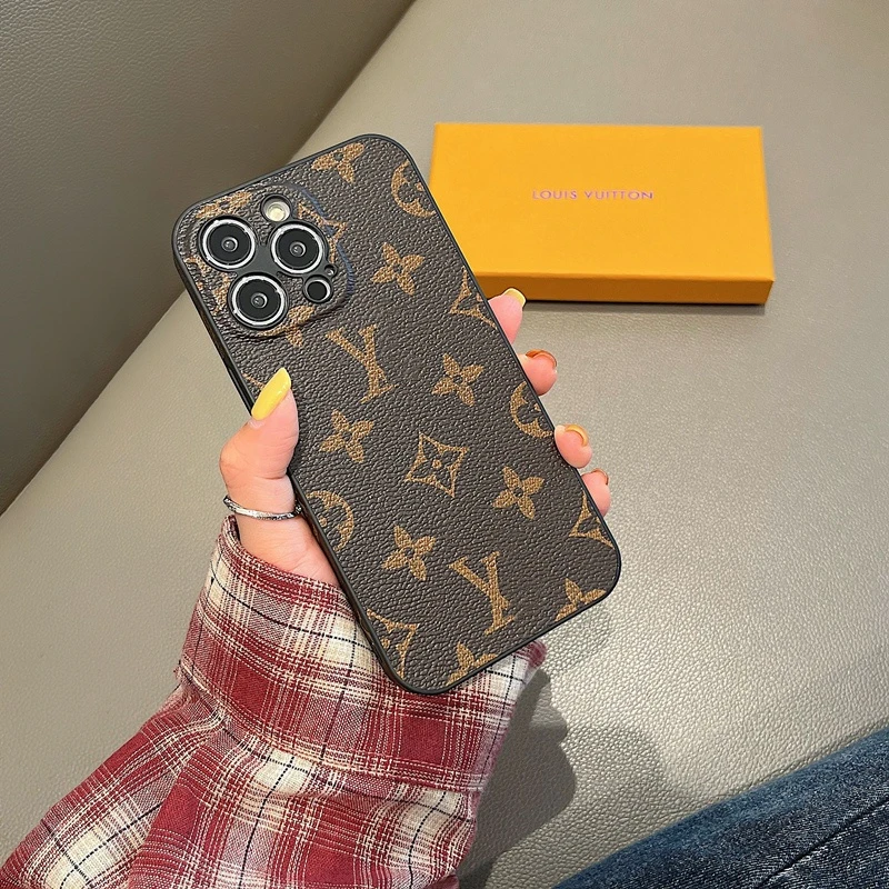 大牌高品质老花苹果14手机壳精孔轻薄XS防摔奢华iPhone13网红11潮