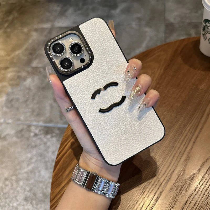 皮质轻奢适用苹果15ProMax手机壳创意网红11防摔iPhone14奢华软套