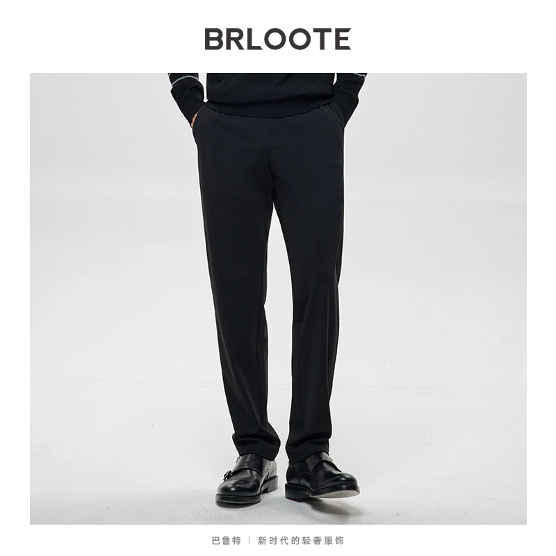 BRLOOTE/巴鲁特商务休闲男士弹力舒适质感长裤正品夏装BZ2217K525