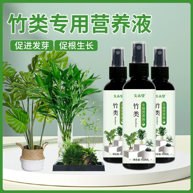 久木堂【预防黄叶】富贵竹竹子营养液微生物菌剂矿预防黄叶掉叶