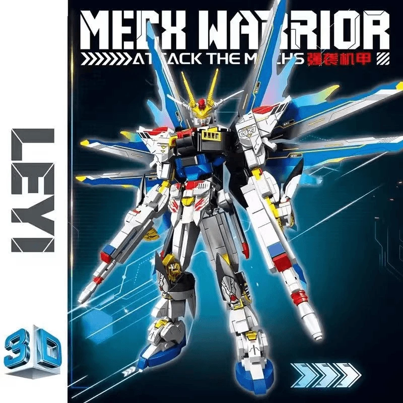 高达机甲系列模型强袭机器人变形益智拼装人仔积木玩具男孩子礼物