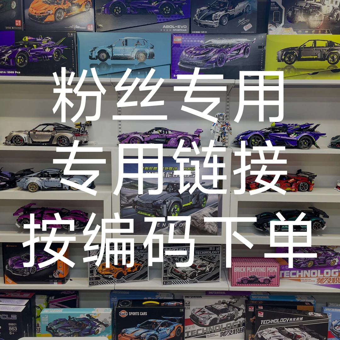 【粉丝专享】根据提示下单粉丝福利专属链接潮玩积木
