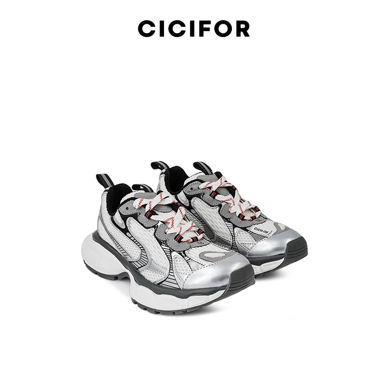 CICIFOR回廊线老爹鞋女潮酷欧美风街头内增高6cm高能感厚底嘻哈