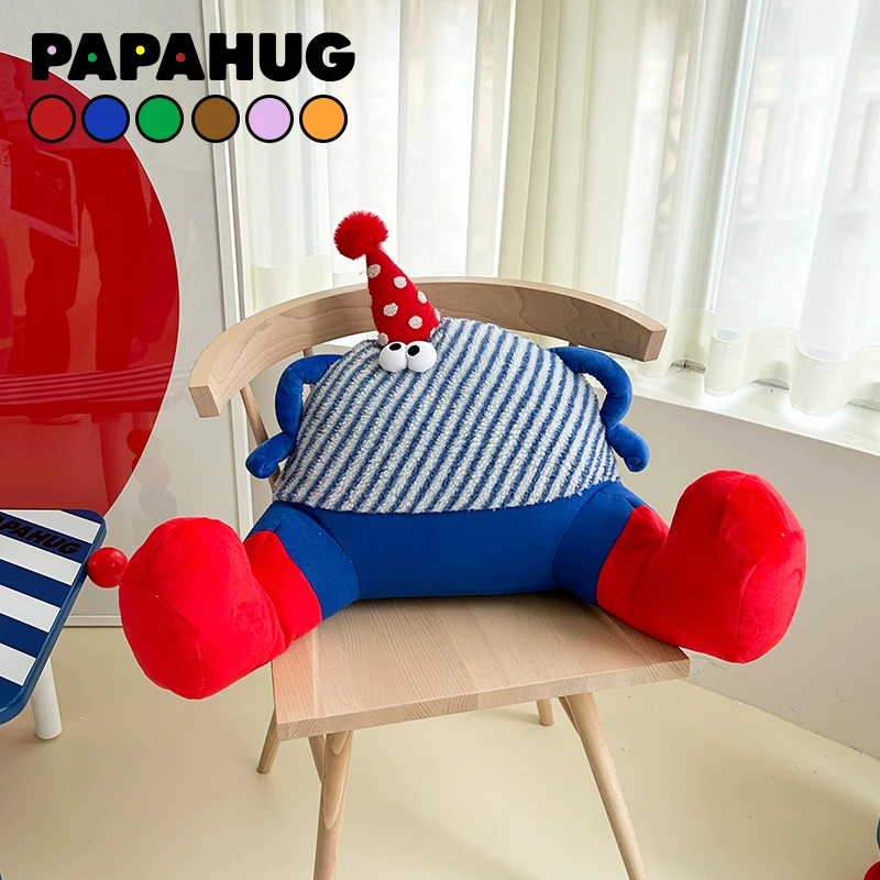 【lisa杂货铺直播】PAPAHUG 原创小怪兽腰靠座骑椅靠现代卡通腰枕