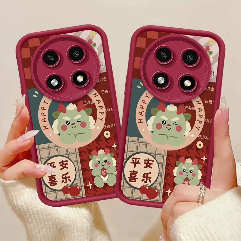 适用于【oppoA2pro】天眼阶梯软胶圆圈小龙全包手机壳