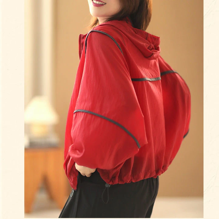 防晒衣薄款外套女装夏装夏季装春装直播洋气防晒服连帽宽松韩版