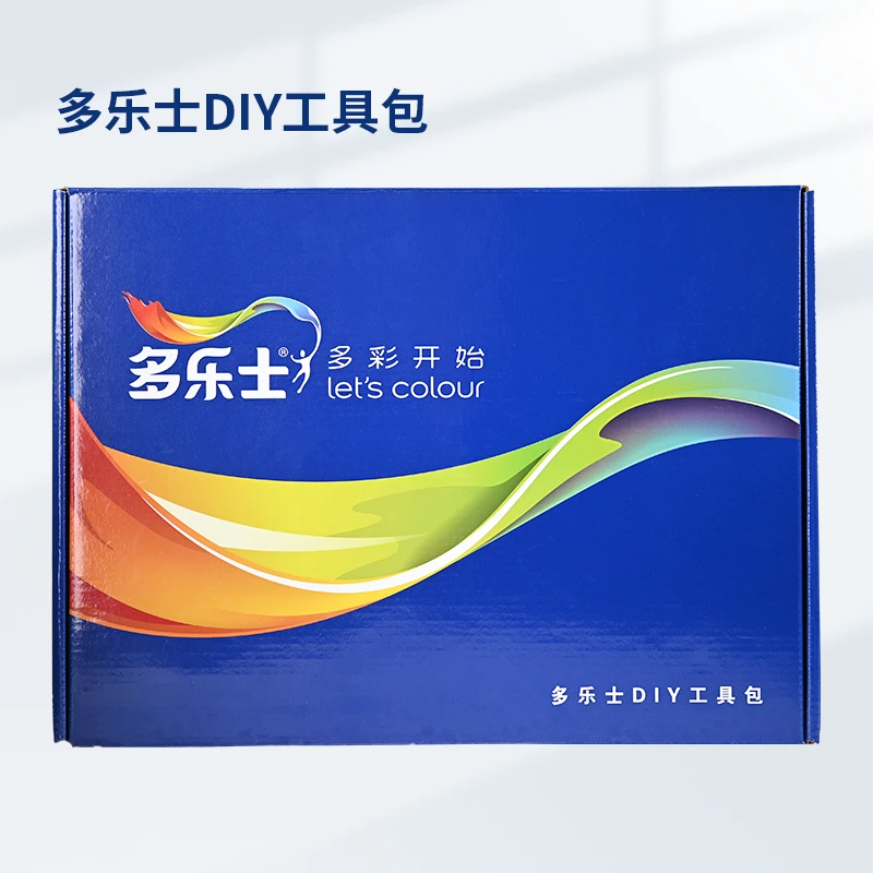 多乐士涂刷工具套装-中毛滚筒刷+铲刀+羊毛刷+砂纸四合一