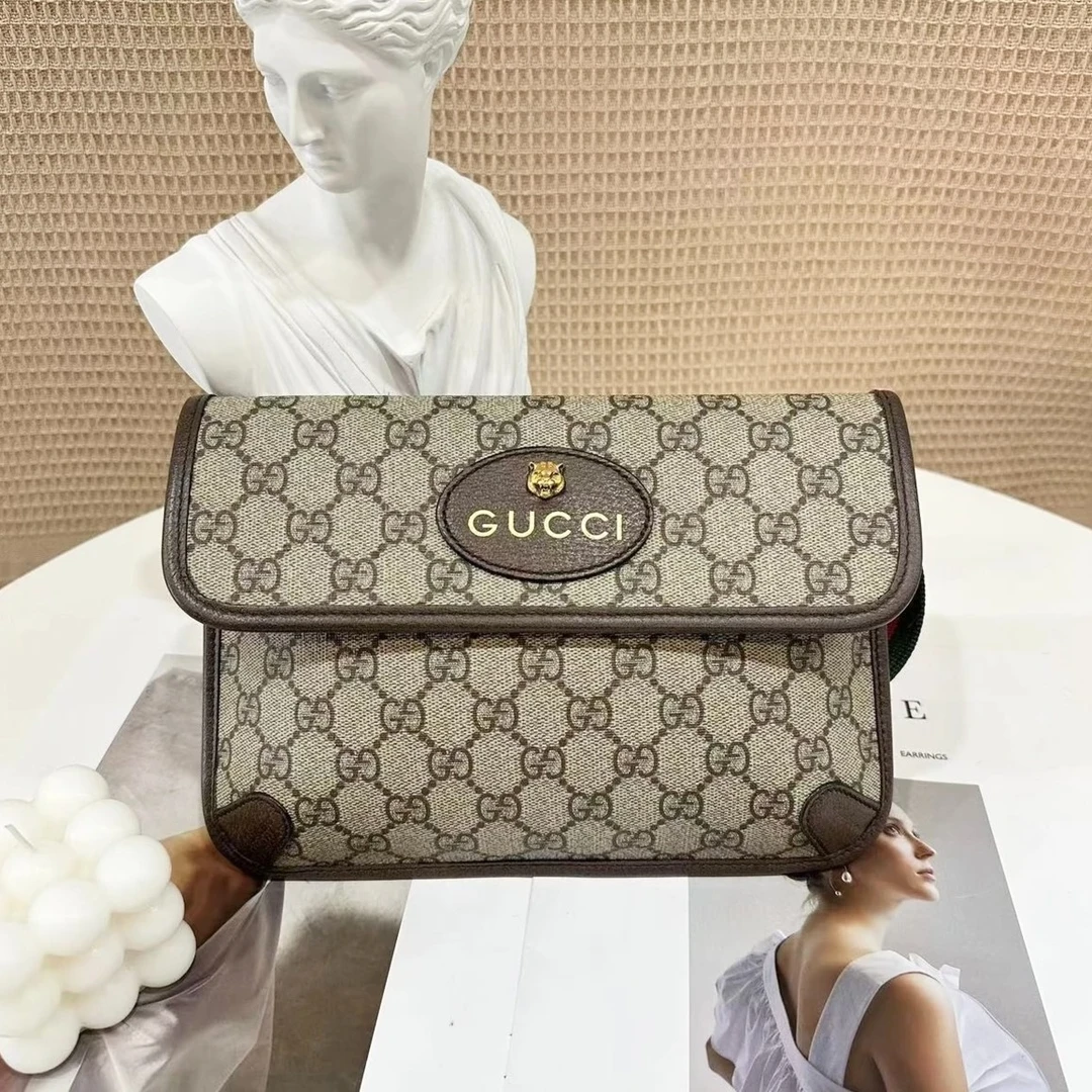 全新未使用 GUCCI/古驰 gucci古驰虎头腰包/甄选