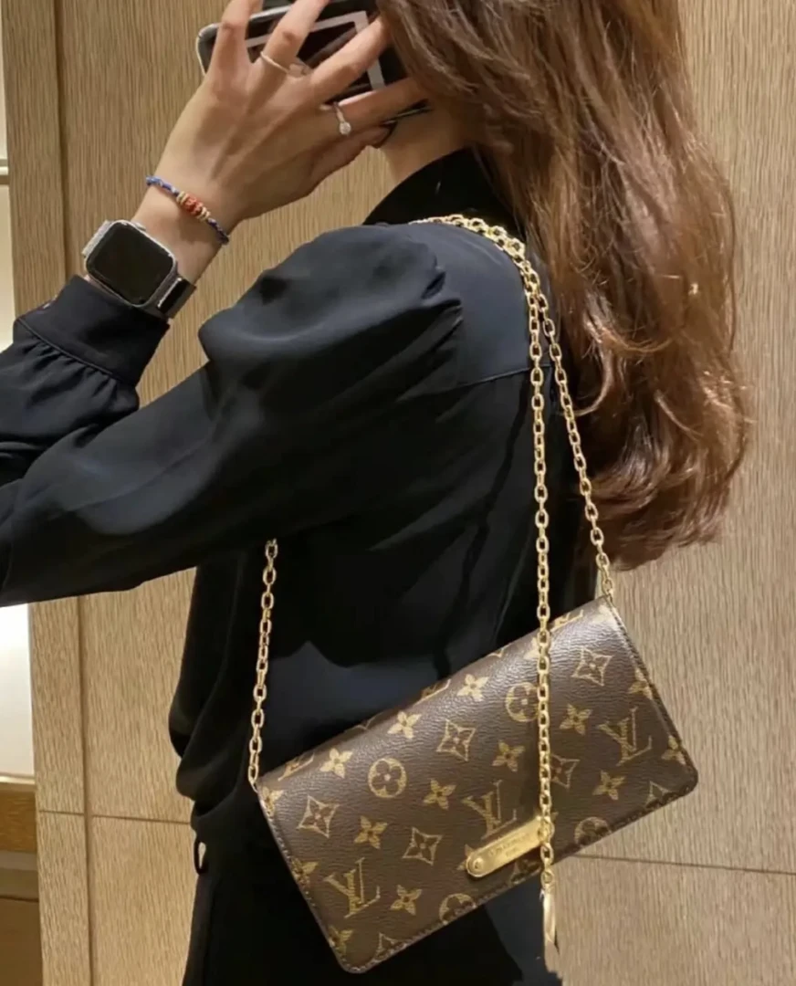 99新 LouisVuitton/路易威登 lv lily老花包/无公价/甄选