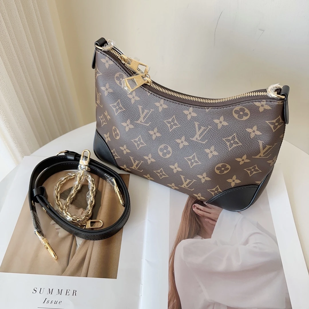 99新 LouisVuitton/路易威登 LV 黑牛角单肩包/甄选
