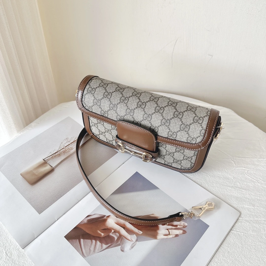 99新 GUCCI/GUCCI gucci 1955新款法棍单肩小众包/公价22000/甄选