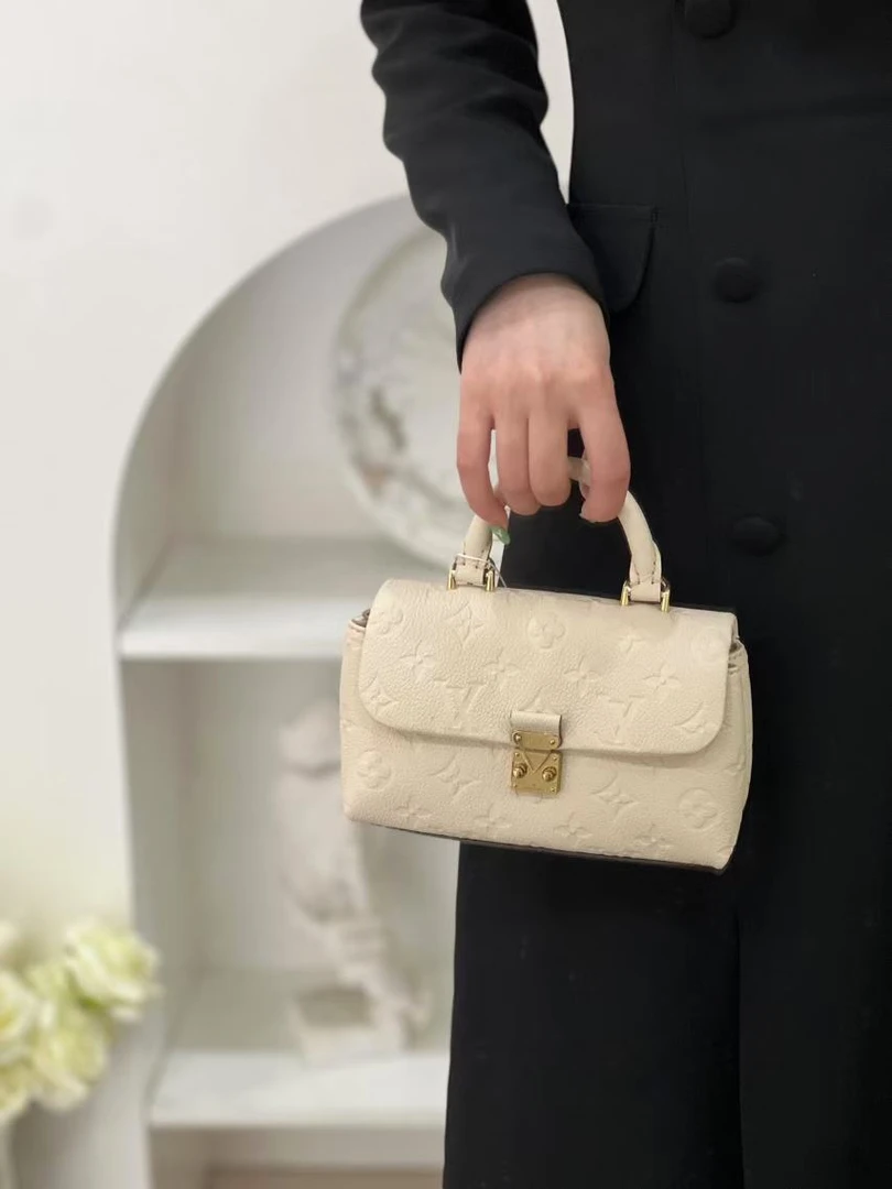 99新 LouisVuitton/路易威登 lv 玛德琳madeline bb白色/优品