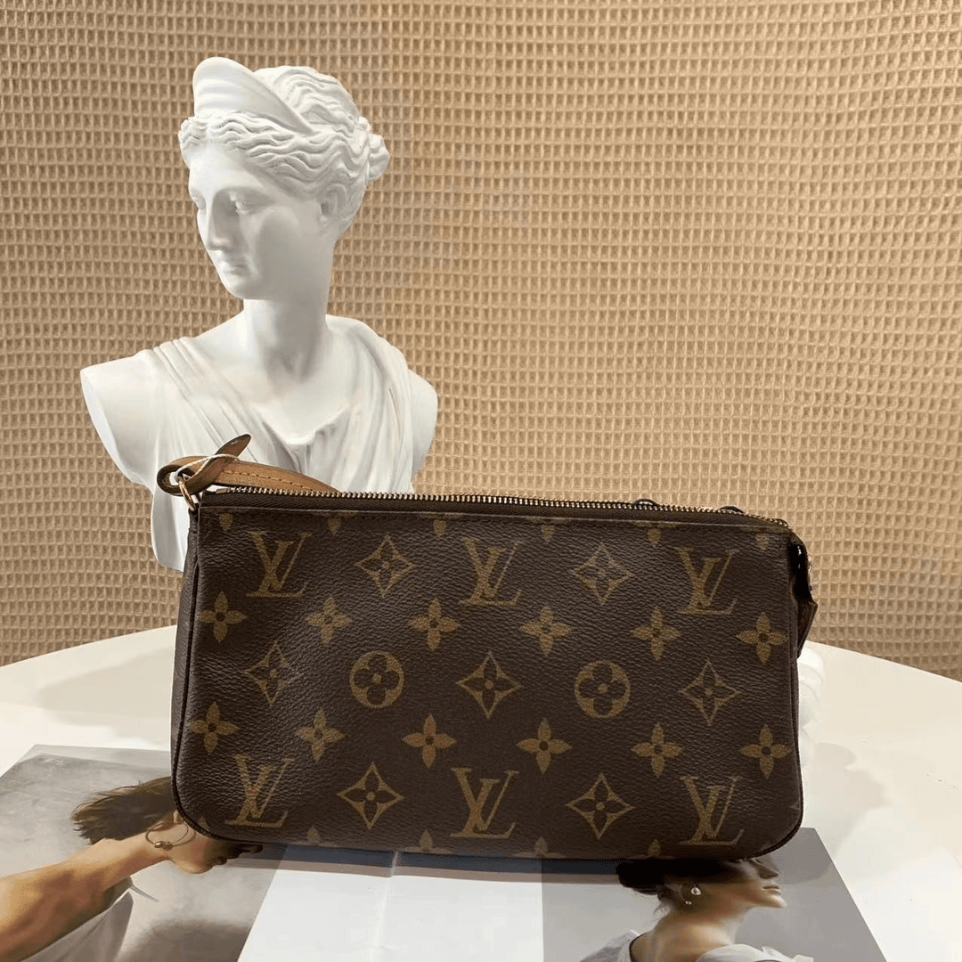 95新 LouisVuitton/路易威登 lv 老花大麻将单肩包/无公价/特甄选