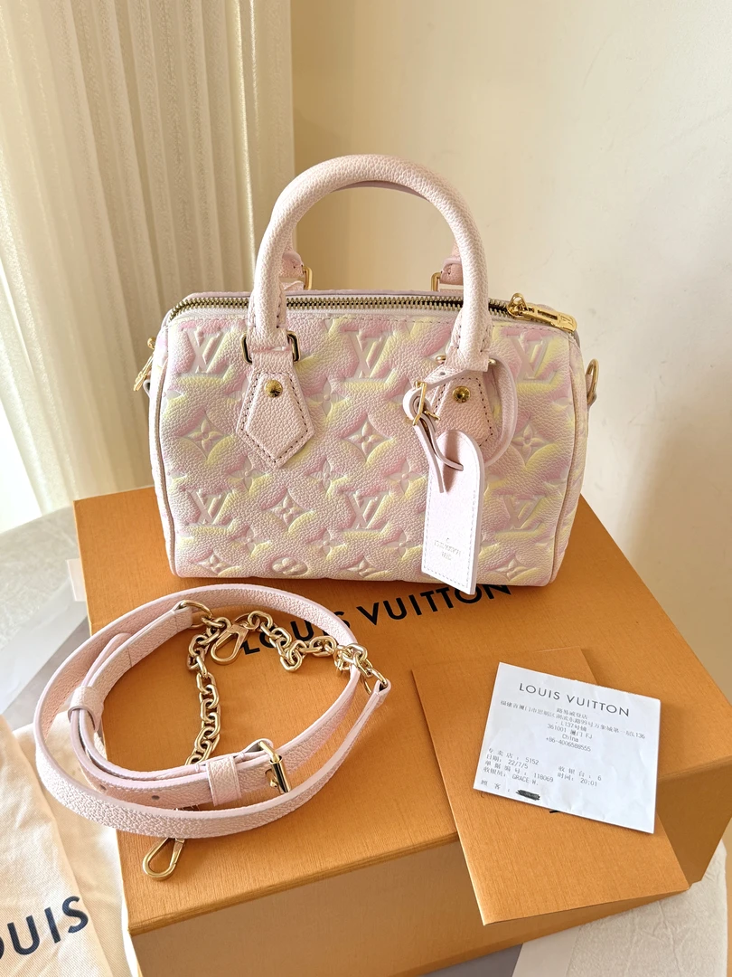 99新 LouisVuitton/路易威登 speedy20 炫彩/公价21600/甄选