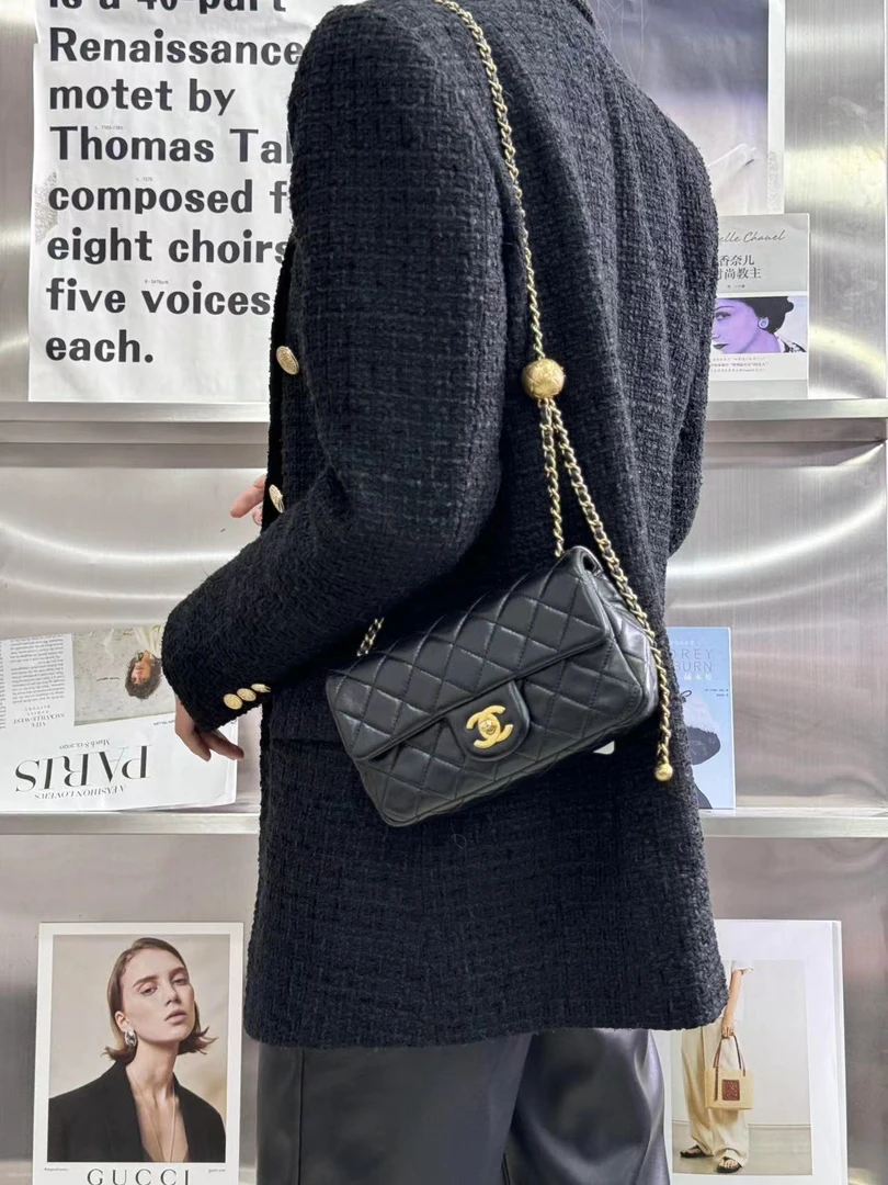 99新 Chanel/香奈儿 chanel金球大mini黑金/无公价/甄选