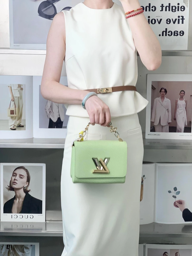 99新 LouisVuitton/路易威登 twist小号薄荷绿限定款/无公价/甄选