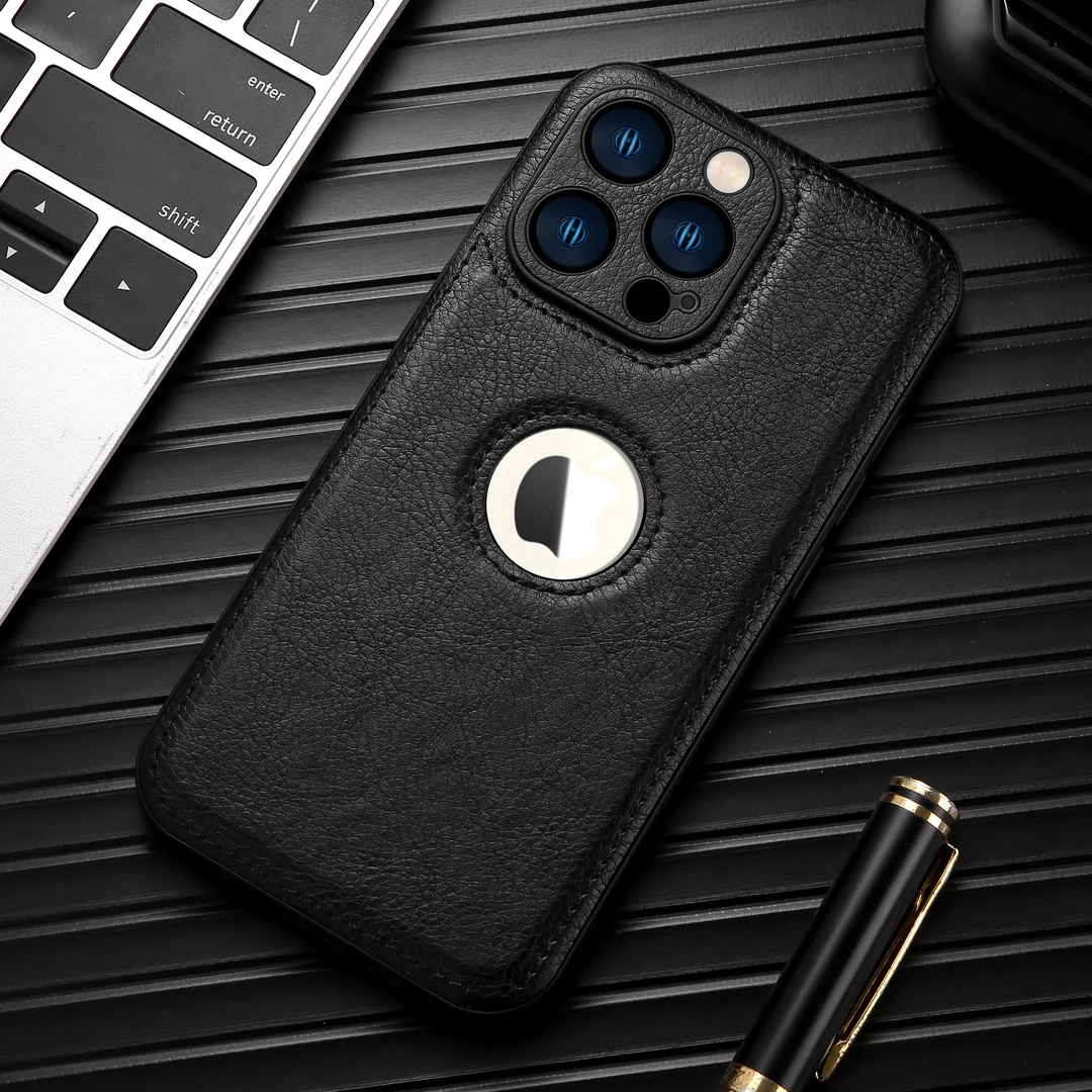 iphone13/14/15promax手机壳苹果保护套商务皮纹防摔手机壳简约