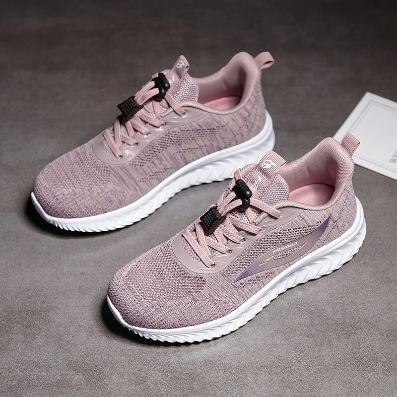 张凯丽老人鞋女秋季软底透气网面健步鞋中老年妈妈鞋轻便运动鞋男