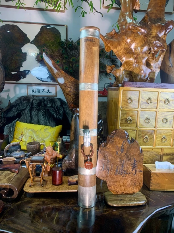 云南水烟筒金丝楠木 小叶桢楠司法签定假一赔十 正宗金丝楠木烟筒