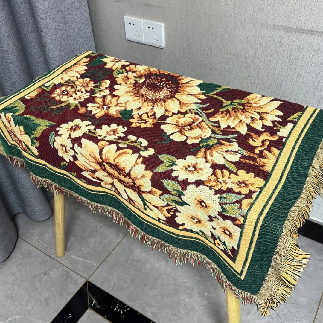 TZ014   非洲菊 桌布 1.3*1.8米