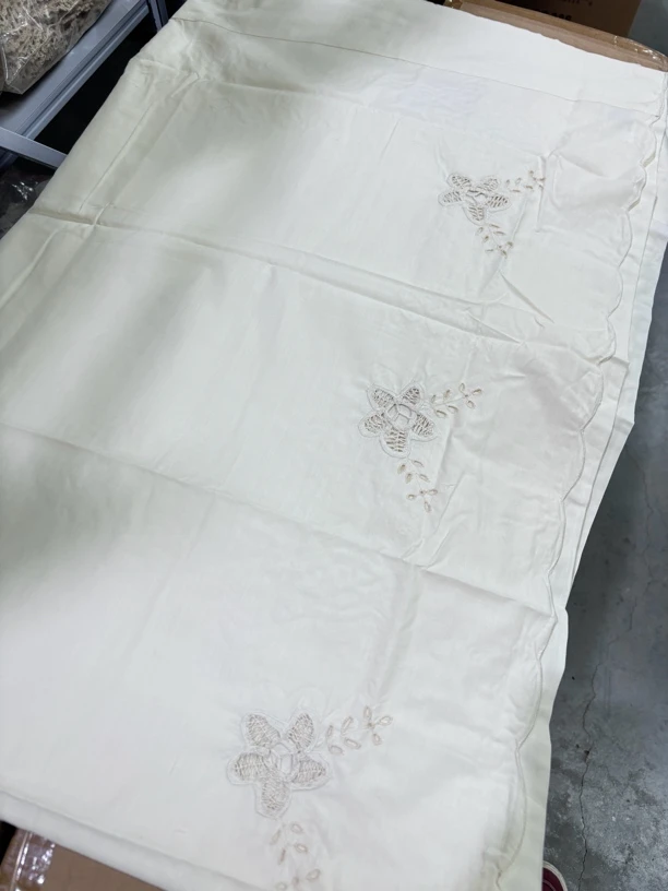 Q127 本色窗帘棉质一对出100*160cm