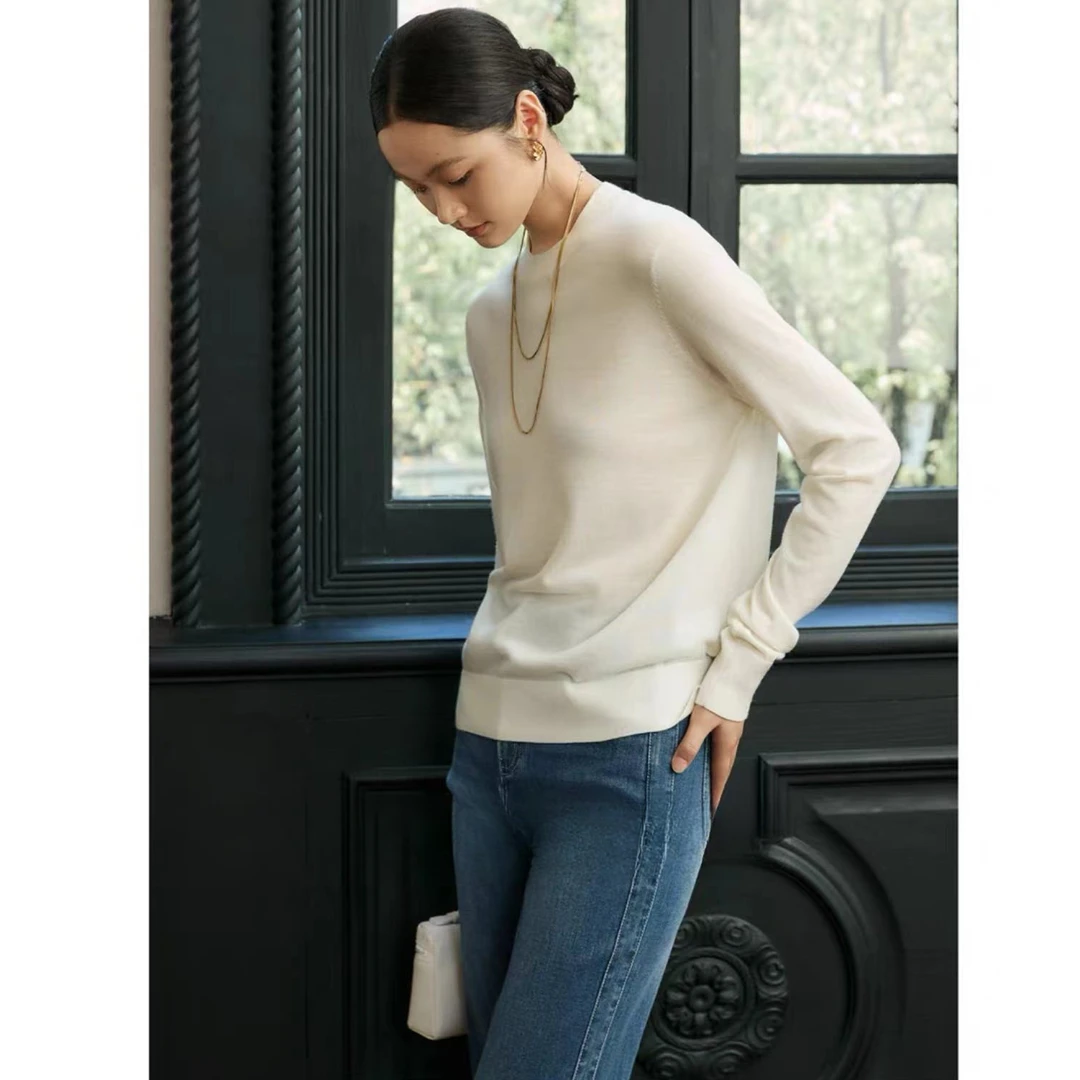 福利---拍下选择编码--秋冬宽松套头纯色百搭柔软长袖毛衣女