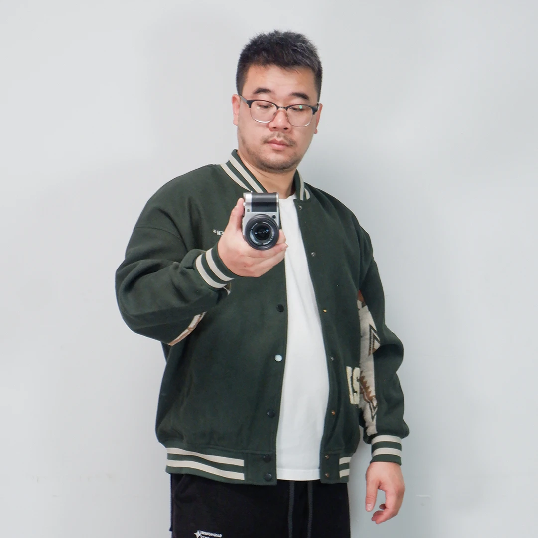 民生铺装【秋冬优惠】日系民族风拼接棒球服外套