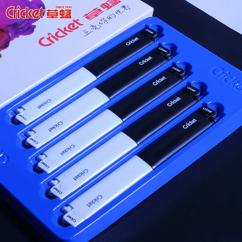 cricket草蜢砂轮打火机定制印字广告个性创意潮明火滚轮齿轮老式