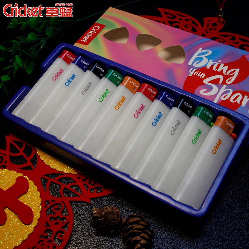 瑞典草蜢cricket一次性打火机砂轮滑轮高档广告定制订做印字个性